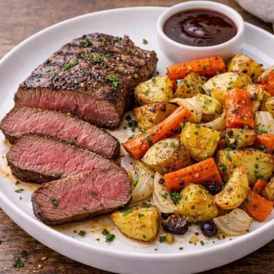 Steak and Root Veggies